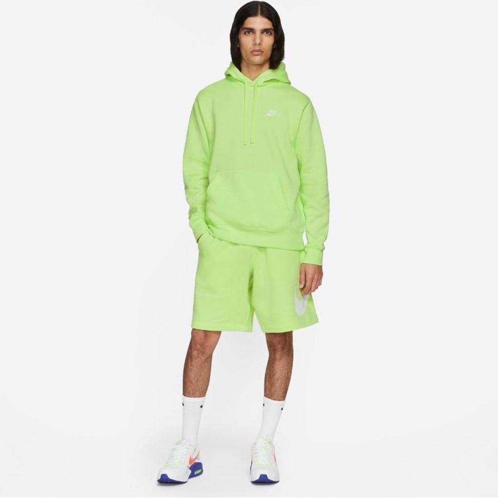 Nike Unisex Bright Green Athletic Sweaters size small